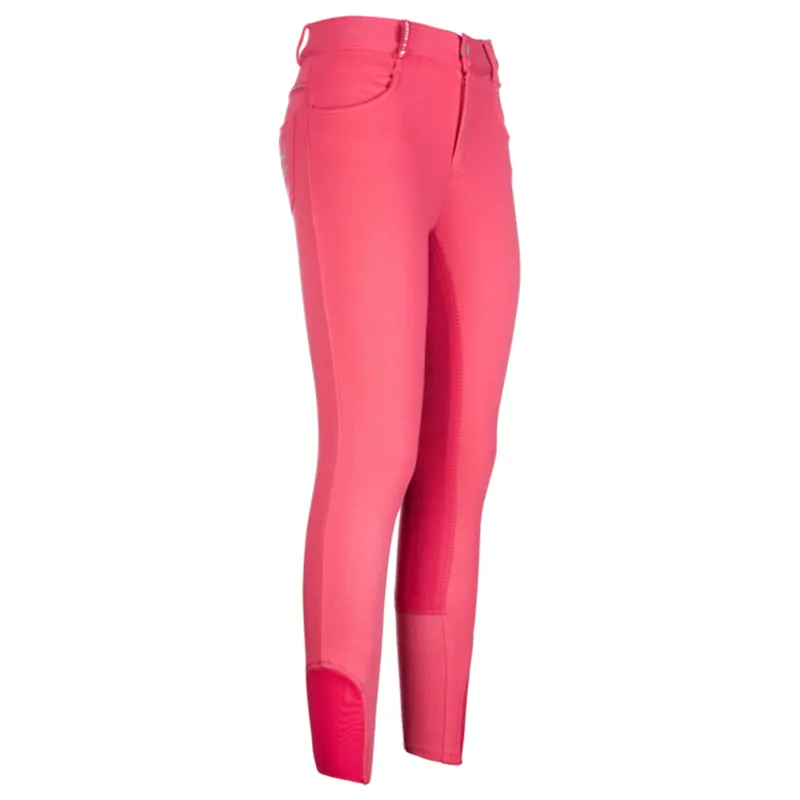 Imperial Riding Skyfall Knee Patch Childrens Breeches - Dark Rose